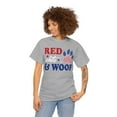 thumbnail image 6 of Red White & Woof Shirt, 4th of July T Shirt, Gift For American ID-0412-O1HO, 6 of 13