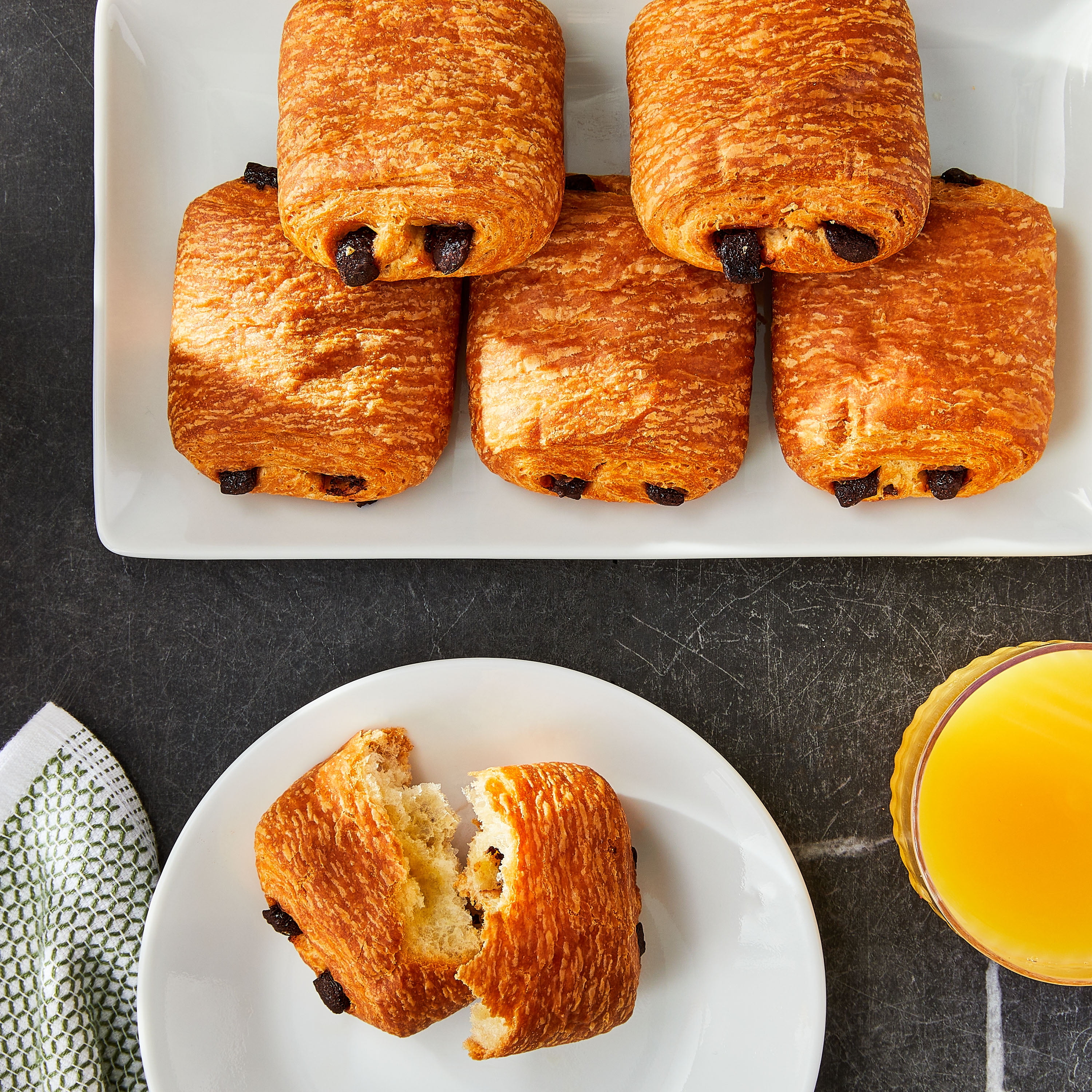 Marketside Mini Chocolate Baked Croissants, 6.35 oz, 6 Count