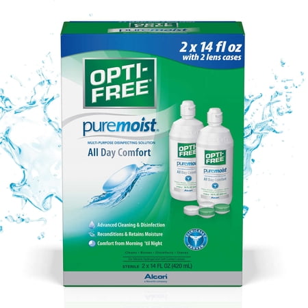 OPTI-FREE PureMoist Multi-Purpose Solution  28 Ounces