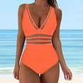 thumbnail image 2 of Aboser Womens Plunge One Piece Swimsuit Tummy Control Wrap Bathing Suit Push Up Slimming Swimwear 2026 Ruched Full Coverage Swim Suits, 2 of 5