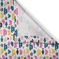 thumbnail image 3 of Animal Curtains 2 Panels Set, Cheerful Domestic Pets Colorful Pattern Cat Dog Fish Bird and Mouse Faces Hearts, Window Drapes for Living Room Bedroom, 55W X 39L Inches, Multicolor, by Ambesonne, 3 of 3
