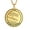 Gold, variant on Tarot Necklace Suit of Round Pendants Spiritual Jewelry for Witchy Jewelry（EIGHT OF WANDS）