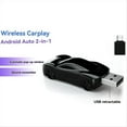 thumbnail image 1 of Adaptador Inalámbrico Carplay Android Auto 2 en 1 Adaptador USB Tipo C Inalámbrico para Automóvil Convierte Android Auto con Cable en Inalámbrico, 1 of 5