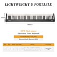 thumbnail image 3 of GloryStar Digital Piano 88 Key Full Size Semi Weighted Electronic Keyboard Piano Set,Portable Electric Piano, 3 of 8