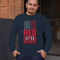 thumbnail image 4 of Remember Everyone Deployed Long Sleeve T-shirt Until They All Come Home RED Friday Military US Flag American Patriot, 4 of 7