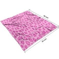 thumbnail image 4 of Leopard Print Flannel Fleece Blankets Throw Throw Blanket Lightweight Soft Cozy Fluffy Blanket for Room Couch Decor Soft 50x60in, 4 of 5