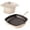 Meringue, variant on BergHOFF Neo 3pc Cast Iron Cookware Set, Grill Pan & Round Dutch Oven, Purple