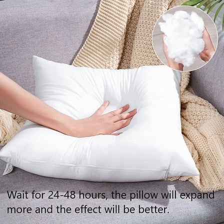 Throw Pillows, 1 Pack Size 20In * 26In, White,Ultrafine Fiber Woven Fabric