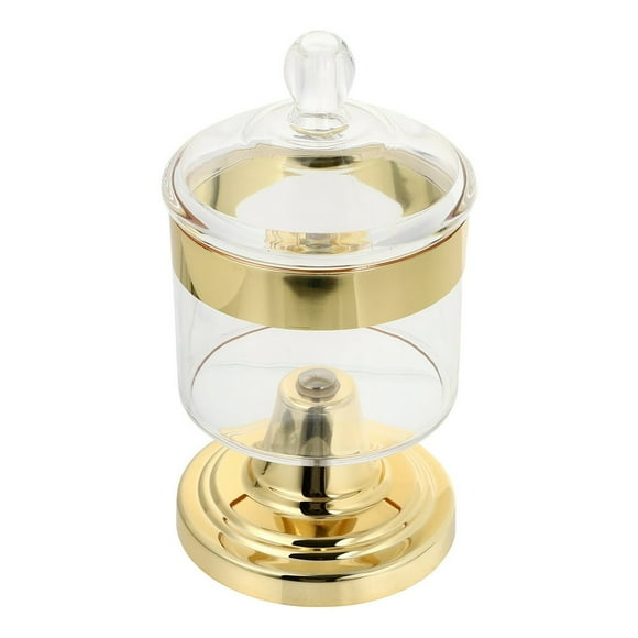 EIGTHTAIL Candy Jar Tea Apothecary Bottles Jars with Lids Food Containers Mason Golden