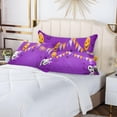 thumbnail image 6 of GZHJMY Halloween Party Horror Balloon Pillowcase Plush Pillowcase for Hair and Skin, Soft Standard Size Pillow Cases Zippered Queen Pillow Case Set of 1-20x40in Home Decor, 6 of 7