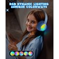 thumbnail image 6 of Kid Odyssey Bluetooth Headphones for Kids, Safe Volume Control, LED Lights, School Supplies, New, 6 of 7