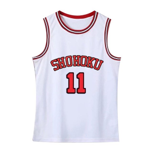 Slam Dunk Jersey No. 10 Sakuragi Hanamichi No. 11 Rukawa Kaede Basketball Uniform Set Classic Uniform Performance Suit -WEVALLEY