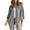 Gray Cardigan Coats for Women, variant on USSUMA Women's Fall Cardigan Plaid Open Front Long Sleeve Cardigan For Women Dressy Loose Lightweight Blouse Tops