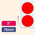 thumbnail image 3 of 3" Round Color Coding Labels - 10 Colors, Pack of 100, 3 of 5