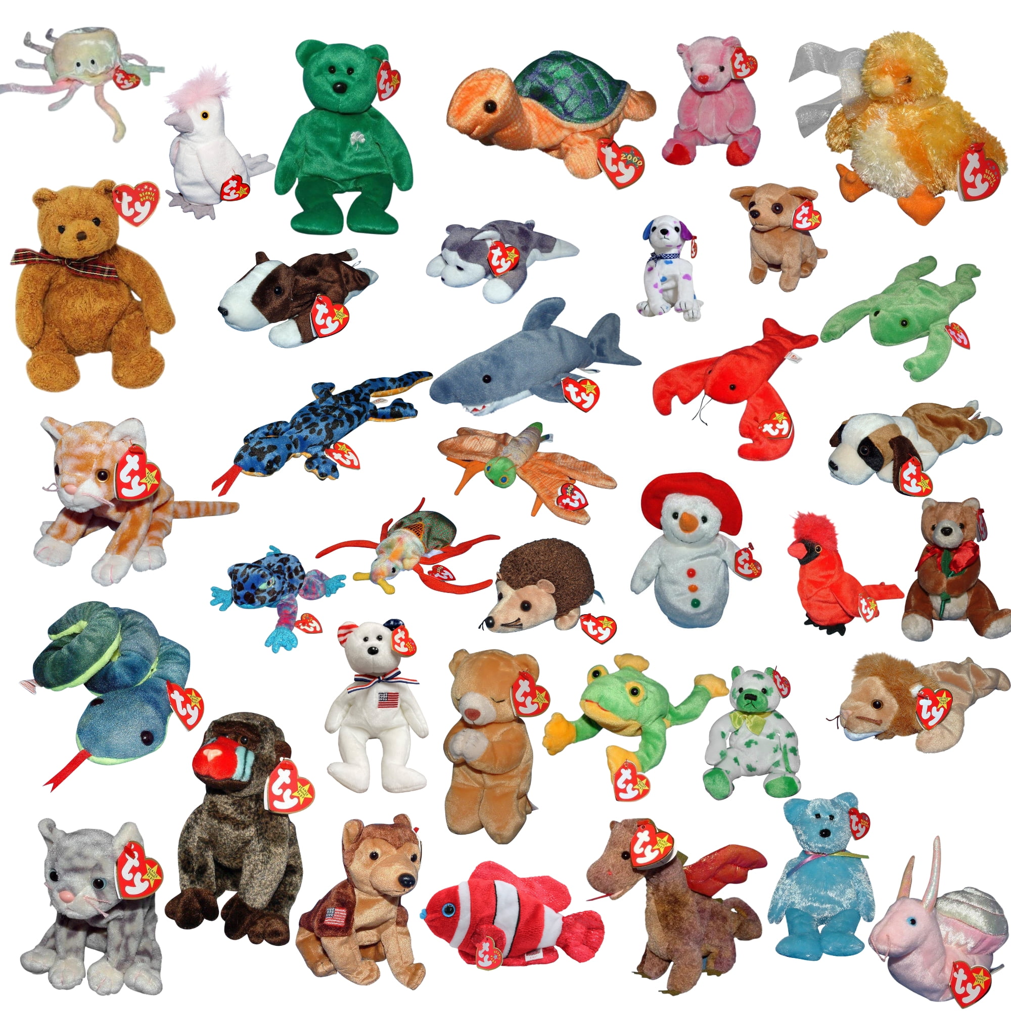 TY Beanie Babies - Original Collectible Mixed Lot of 25