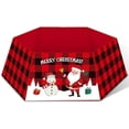 thumbnail image 1 of Feliz árbol de Navidad Collar Copos de nieve Anillo de Navidad Fiesta Interior Exterior Falda de piso Festival Decoración Artesanía Regalo Nuevo 003 Inevent HA009061-03, 1 of 7