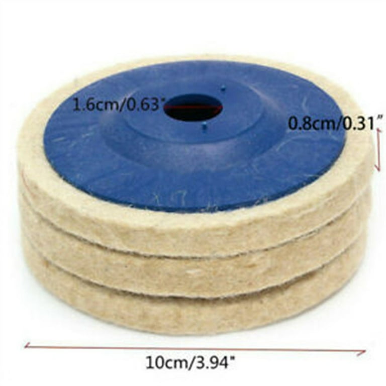 100mm 4 inch Wool Felt Polishing Buffing Angle Grinder Wheel Disc