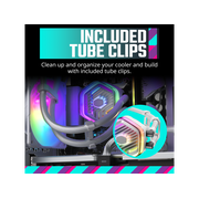 CoolerMaster MasterLiquid 360 Atmos White ARGB Close-Loop AIO Liquid Cooler