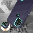 thumbnail image 2 of Allytechgroup Moto G 5G 2025 Case with Screen Protector, Rugged Hybrid Military Grade Shockproof Invisible Kickstand Anti-Scratch Bumper Phone Case Cover for Motorola Moto G 5G 2025,Blue+Mint, 2 of 8