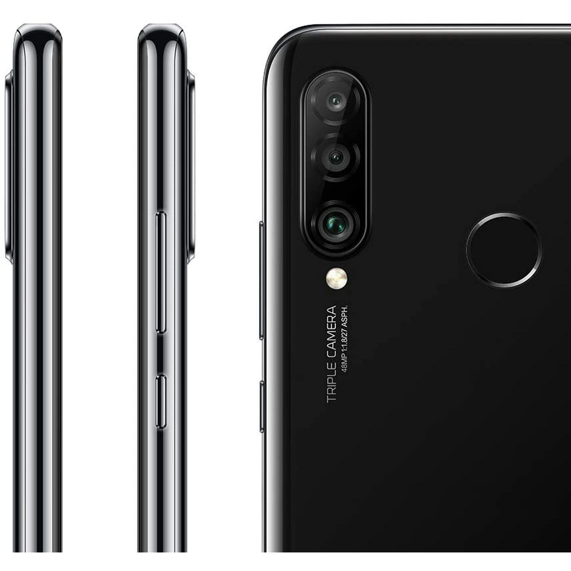 Huawei P30 Lite Unlocked Phone Midnight Black Canadian Warranty 128gb Walmart Canada