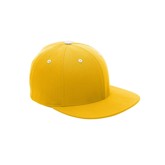 Team 365 ATB101 By Flexfit Adult Pro-Formance Contrast Eyelets Cap - Sportathletic Gold White