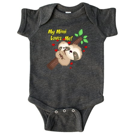 

Inktastic My Mimi Loves Me Gift Baby Boy or Baby Girl Bodysuit
