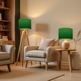 thumbnail image 6 of Lampshades 2 Pack Vertical Green Stripes Subtle Texture Spring Decor 13"x13"x10" Light Shade for Table Lamps Floor Lamp Shades Lampshade Replacement Easy Assembly, 6 of 8