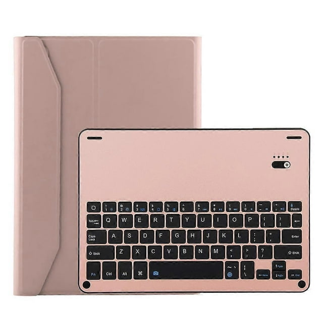 Clavier en Alliage d'Aluminium Compatible FT-1038B Bluetooth + Étui en Cuir Cadeau de Haute Qualité