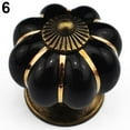 thumbnail image 6 of 1Pc Pull Knob, Vintage Ceramic Door Knob Cabinet Drawer Wardrobe Cupboard Kitchen Pull Handle, Shape Optional - Pumpkin, Ball, 6 of 8