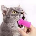 thumbnail image 3 of KMWGRE Pet Care Finger Toothbrush Soft Easy Use Teeth Cleaning Tool Plaque Remover Grooming Supply For Dogs Cats B 5.5x2.6x2cm, 3 of 6