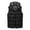 Black, variant on Puffer Vest Men Lightweight Windproof Vest Zip Up Sleeveless Puffer Jacket Stand Collar Quilted Bubble Vest Warm Outwear Red,3XL