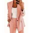 thumbnail image 1 of Nouvelle Mode d'Automne et d'Hiver, Ensemble Veste et Pantalon à Revers, Coupe Ajustée, Style Élégant pour Femmes, 1 of 6