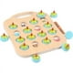 thumbnail image 3 of Juego de ajedrez de memoria, juego de emparejamiento de madera, juego educativo apilable (rosa), 3 of 5