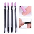thumbnail image 1 of Bolígrafo de cuarzo exfoliante, herramientas multifuncionales para uñas de doble cabezal, artículos domésticos, superficie de uñas clara, bolígrafo pulidor fino esmerilado, 1 of 1