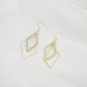 thumbnail image 5 of HomeKingdee Women's Fashion Crystal Long Three-dimensional Rhombus Diamond Earrings - Alloy Dangle Earrings for Party Wedding Banquet Gift, 5 of 7