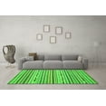 thumbnail image 3 of Ahgly Company Indoor Round Abstract Green Modern Area Rugs, 8' Round, 3 of 4