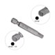 thumbnail image 4 of 7/32" Hexagonal Destornillador Taladro SAE 1/4" Hexagonal Vástago 2" Longitud Magnético S2 Acero Potencia Perforación taladros, 4 of 5