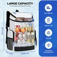 thumbnail image 4 of Maelstrom Backpack Cooler,36 Can Cooler Backpack,Soft Cooler Bag Insulated Leakproof,Lightweight Ice Chest Backpack,Travel Cooler Lunch Backpack for Camping,Hiking,Beach,White, 4 of 7