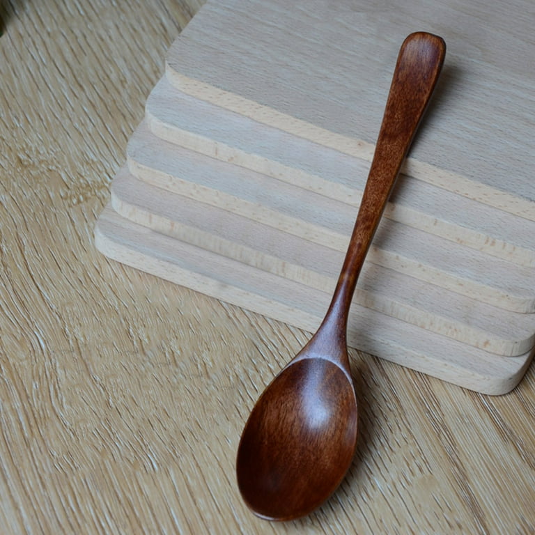 Set of 6 Tablespoons Made of Olive Wood Dining Spoon Wooden 