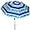 Crystal Fresco, variant on 7 Foot Heavy Duty HIGH Wind Beach Umbrella with sand anchor & Tilt pole Sun Shelter, UV 50+ Protection Outdoor Sunshade Umbrella with Carry Bag for Patio Garden Beach Pool Backyard Blue