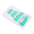 thumbnail image 4 of Uñas postizas de color puro, 24 piezas de uñas postizas mate, punta de uñas postizas, respuesta rápida, 4 of 12