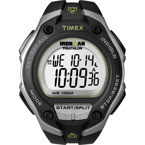 Timex Men's Ironman Classic 30 Oversized Watch, Black Resin Strap by Timex