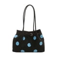 thumbnail image 2 of Women Polka Dot Large Capacity Polyester Tote Shoulder Bag, Adjustable Buckle Casual Handbag, Lightweight Work Travel Daily Shopping Top Handle Purse, 2 of 6