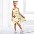 thumbnail image 7 of Girls Dress Parrot on The Tree Sleeveless Dress for Girls Hem A-Line Casual Sundress, 7 of 7