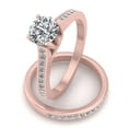 thumbnail image 2 of 5/8 Carat TW Diamond Bridal set in 10k Rose Gold (G-H Color, I1-I2 Clarity, Engagement ring and Wedding Band), 2 of 4