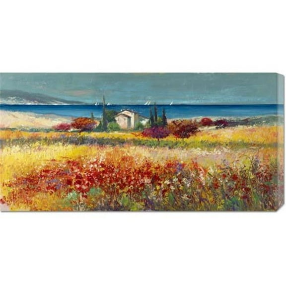 Bentley Global Arts dba American Walls GCS-378988-1836-142 Luigi Florio 'Sogno mediterraneo' Stretched Canvas