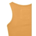 thumbnail image 5 of J. METHOD Women's Tank Top Sleeveless Racerback Basic Stretch Comfy Slim Fitted Ribbed Knit Tops Workout Yoga T Shirt NEWT386 Ash Mustard L, 5 of 6