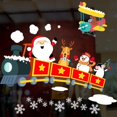 thumbnail image 4 of Pegatinas de pared electrostáticas de Navidad, Papá Noel, muñeco de nieve, pingüino, ventana de vidrio, decoración de Feliz Navidad, Natal, 2023, 4 of 4