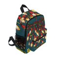 thumbnail image 2 of FORMRS Kids School Backpack with Front Zippered Pocket 12" Student Travel Daypack, Red Christmas Light, 2 of 6