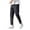 Black, variant on Mens Guard Pants - Loose Ice Silk Solid Sports Leggings, Comfortable & Durable for Daily Wear